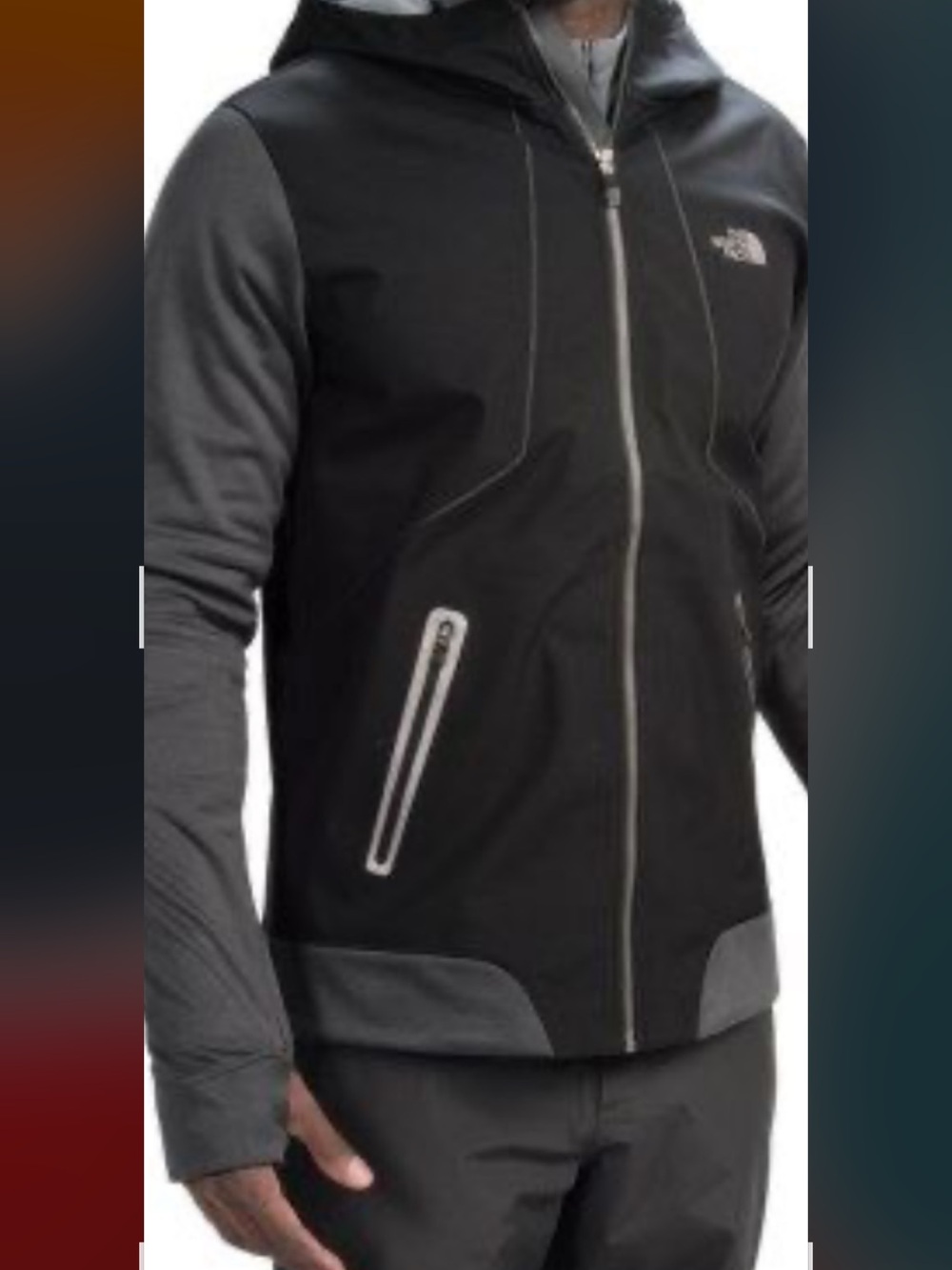 The North Face Men's Kilowatt Jacket, a hooded performance jacket